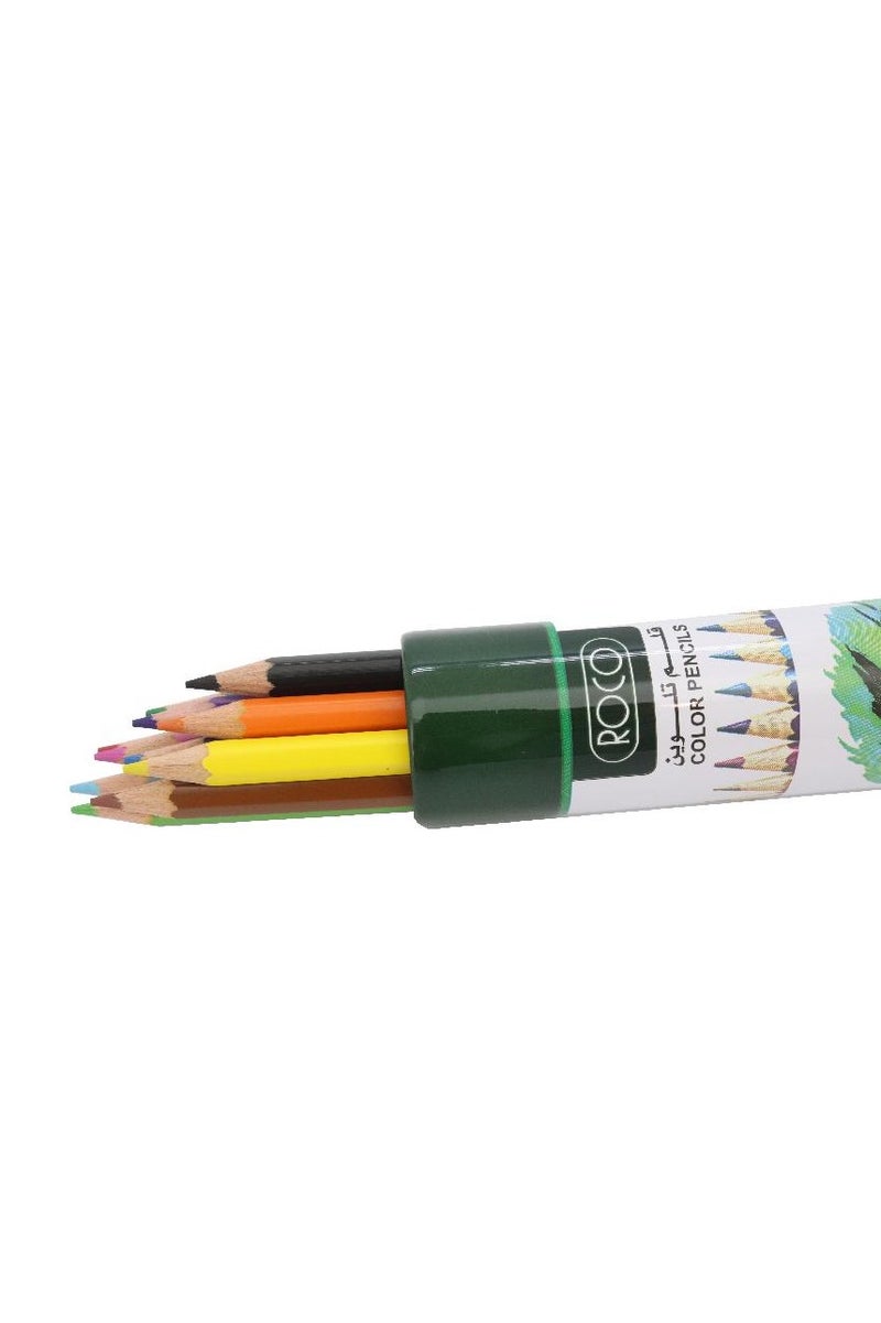 ROCO Color Pencil Set Assorted ColorMedium12 Colors - Image 2