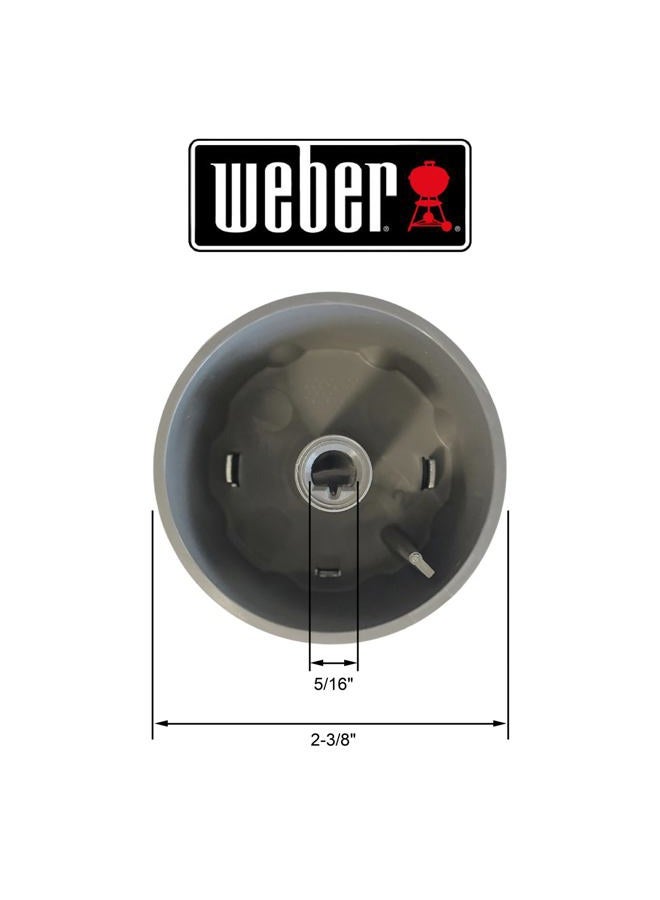 Weber Summit Series Gas Grill Main Burner Gas Control 2 Pack Knob 91537 - Image 4