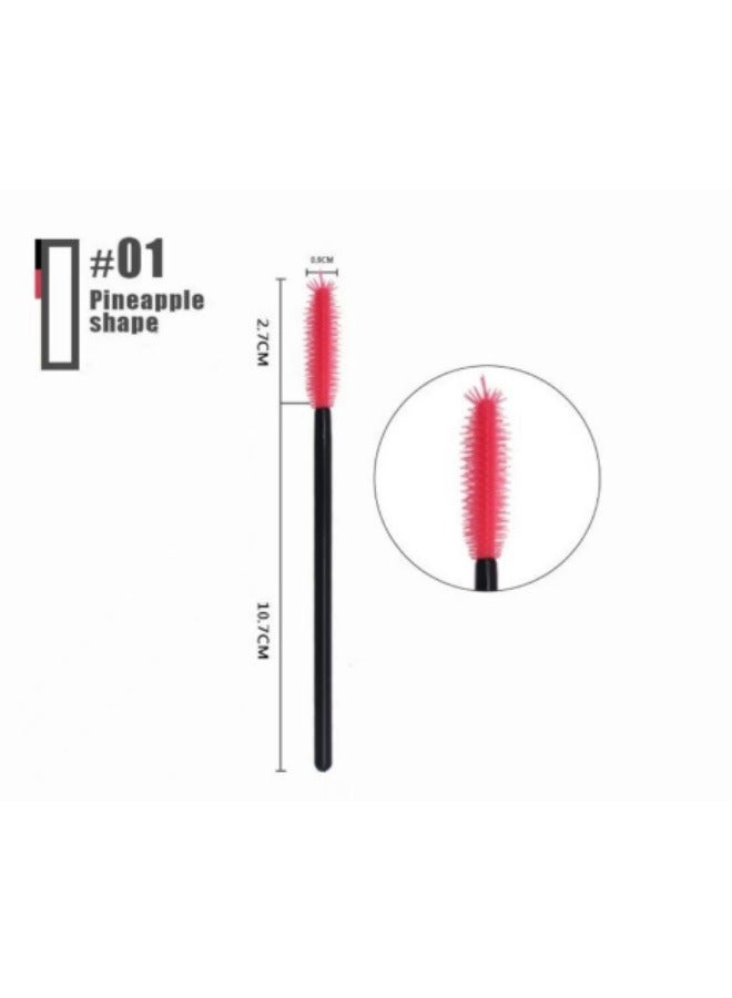 40 قطعة من فرشاة الرموش المصنوعة من السيليكون للاستخدام مرة واحدة، فرشاة الرموش المحمولة - Image 3