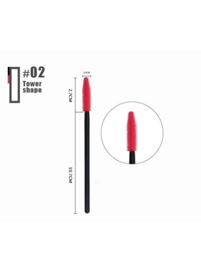 40 قطعة من فرشاة الرموش المصنوعة من السيليكون للاستخدام مرة واحدة، فرشاة الرموش المحمولة - Image 4