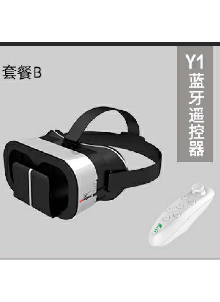 Generic New V5 VR Glasses 4D Headset for Full Panoramic Gaming V5 + handle 