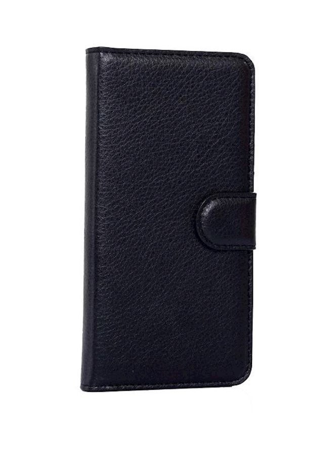 NIBEMINENT - Samsung GALAXY Alpha G850F Mobile Phone Case Wallet Style Cover Black - Image 1