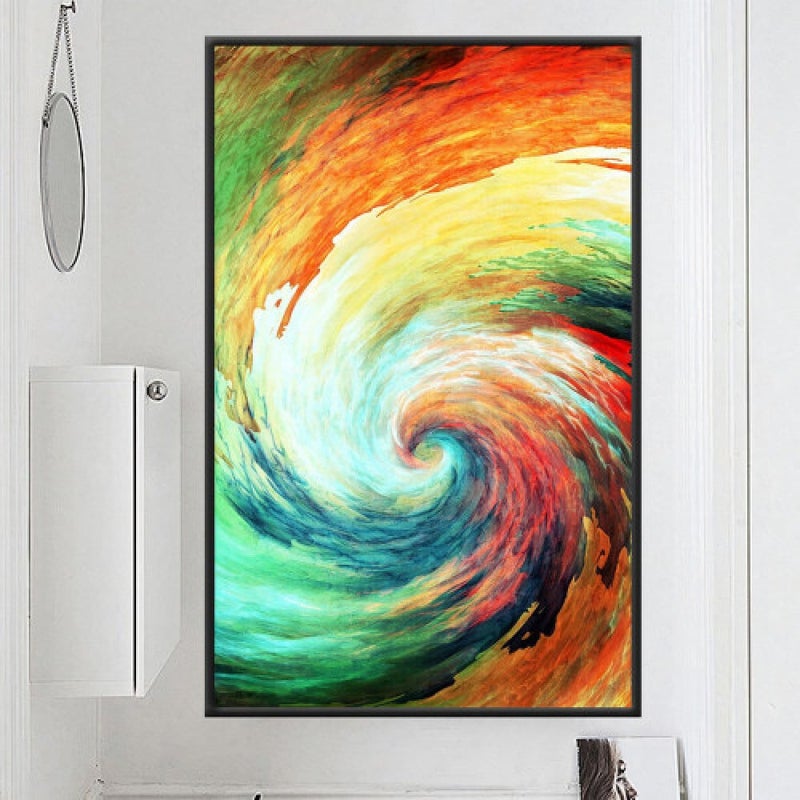 Marktna Modern design canvas painting with a hollow frame, size (50×70), one piece - Image 1