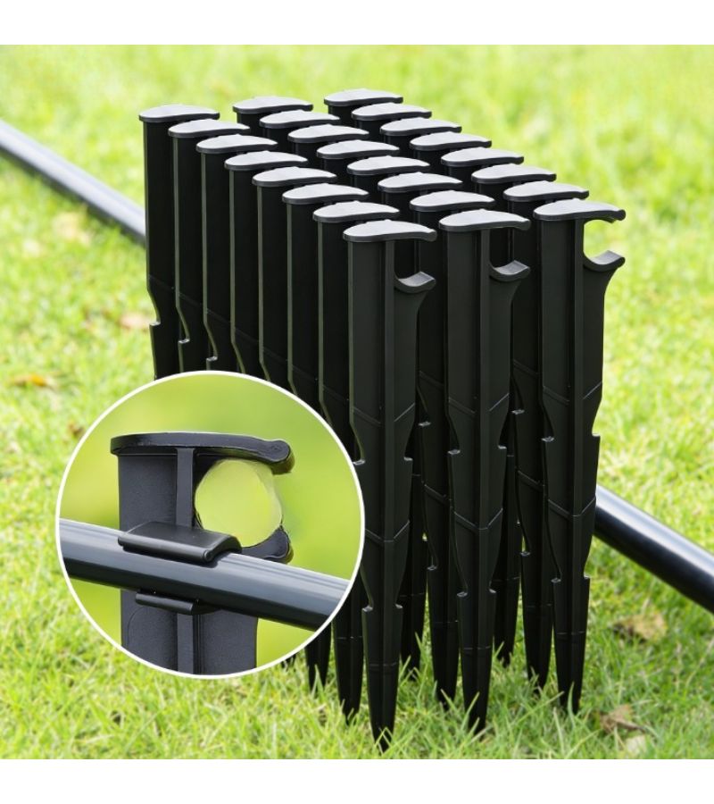50pcs Fixed 16mm Water Pipe Brackets Drip Irrigation Support Stands Garden Hose Holders - Image 2
