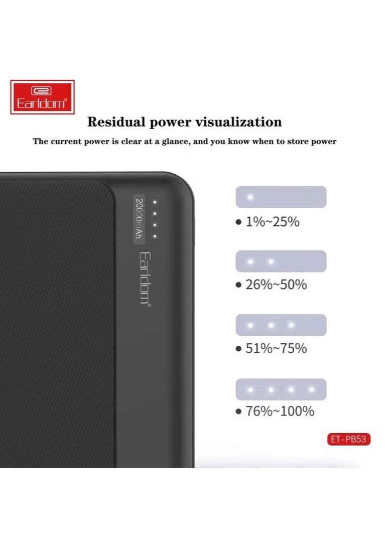 Earldom - Earldom ET-PB53 Power Bank 20000 mAh Earldom - Image 1