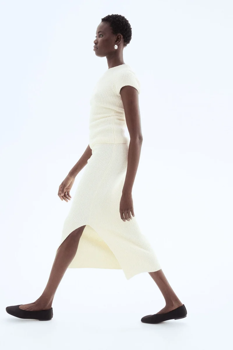 H&M Rib-knit skirt