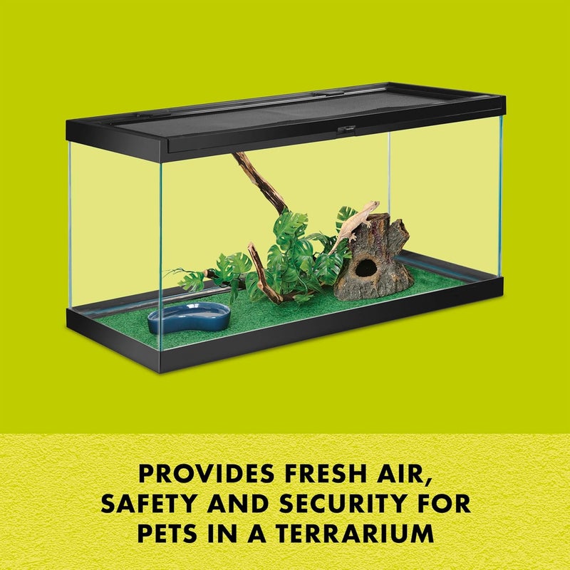 ZILLA Fresh Air Screen Cover for Reptile Terrariums, 36" x 18" - Image 2