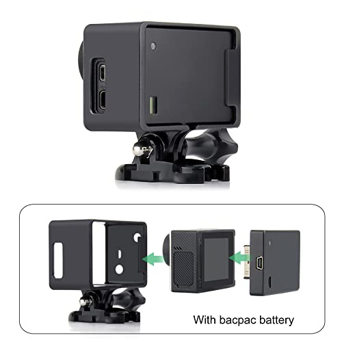 GEPULY BacPac Frame Mount Housing Case for GoPro Hero4, Hero3+, Hero 3 with LCD BacPac and Battery Extension Accessories - Image 4