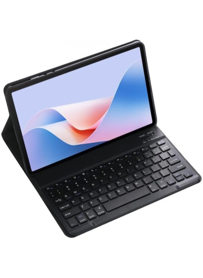 عام حالة لوحة مفاتيح متوافقة مع شاشة شاومي باد 7/باد 7 برو الـ 11.2 إنش (تم إصدارها عام 2024)، قاعدة متعددة الآراء، حالة مفاتيح لاسلكية قابلة للفصل تعمل بالبلوتوث.