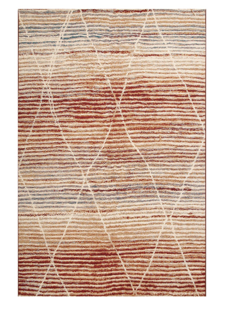 لوفت باتيك، سجادة خارجية، سجادة أريكة، سجادة معيشة، مقاس 160×235 سم، قماش، متعدد الألوان، صنع في مصر-1375Z-Q1 - Image 2