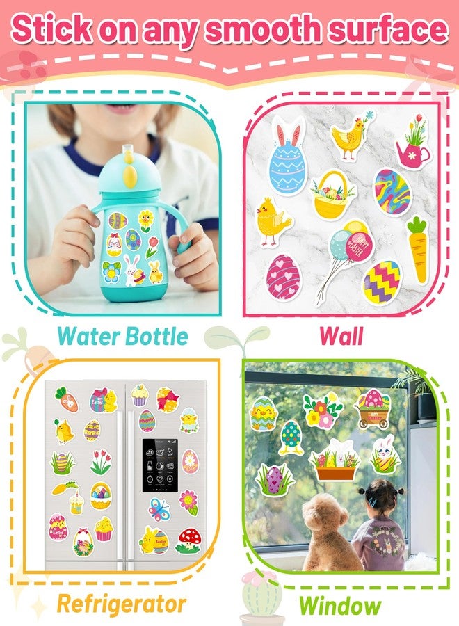 Oomloid Easter Sticker Books for Kids, Easter Basket Stuffers Reusable Sticker Books for Toddlers, Travel Toys Activities Crafts Birthday Gifts for Boys Girls Kids - Image 4