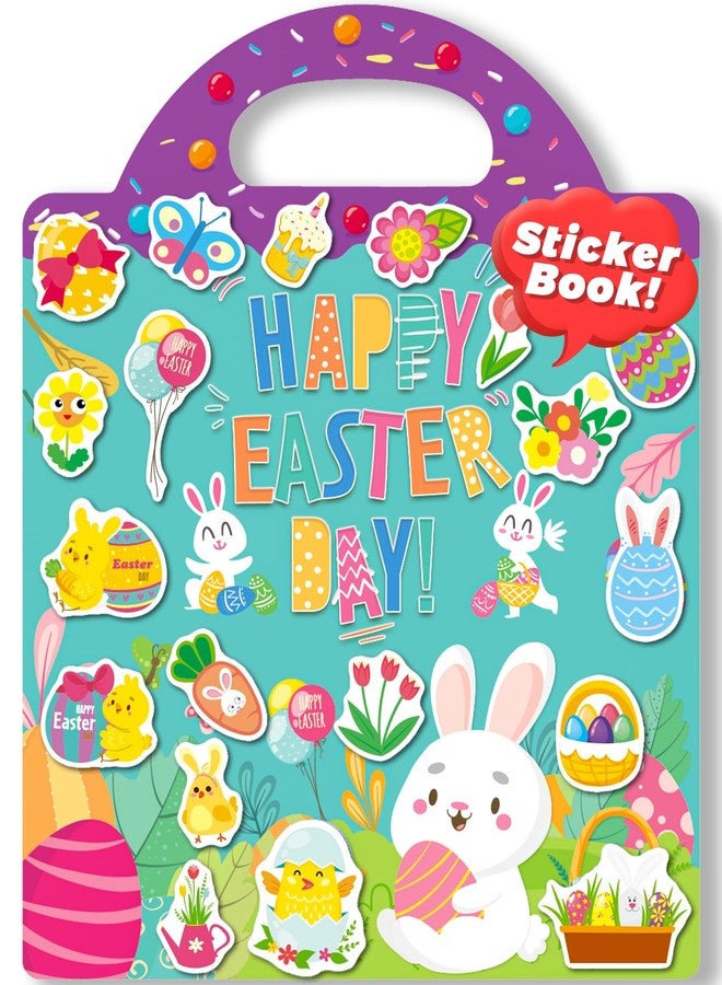 Oomloid Easter Sticker Books for Kids, Easter Basket Stuffers Reusable Sticker Books for Toddlers, Travel Toys Activities Crafts Birthday Gifts for Boys Girls Kids - Image 1