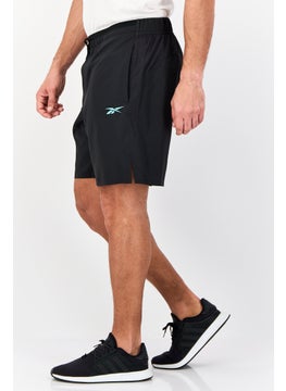 Reebok Men Sportswear Fit Drawstring Training Short, Black  - Image 3
