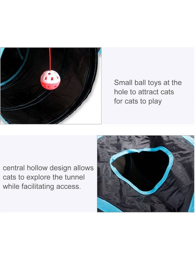 RollsTimi  Pet Cat Tunnel 5 Way,Pet Play Tunnel Collapsible Tunnel Toy for Cats,Dogs,Rabbits,Pets, Indoor and Outdoor Use - Image 4