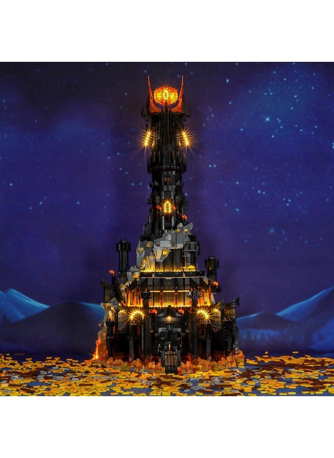 BRIKSMAX - Light Kit For Lego-10333 Barad-Dur - Compatible With Lego Icons Lord Of The Rings Building Set- Not Include Lego Set - Image 1