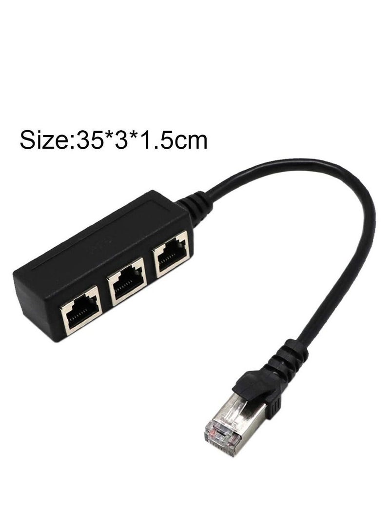 KASTWAVE Rj45 Ethernet Splitter Cable Rj45 1 Male to 3 Female Port Lan Ethernet Splitter Adapter Cable Lan Network Plug Connector Adapter for Cat5, Cat5e, Cat6, Cat7  - Image 5