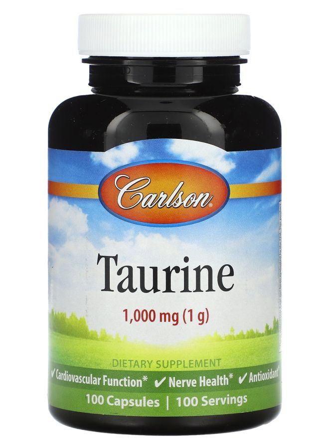 Carlson Taurine 1000 mg 100 Capsules
