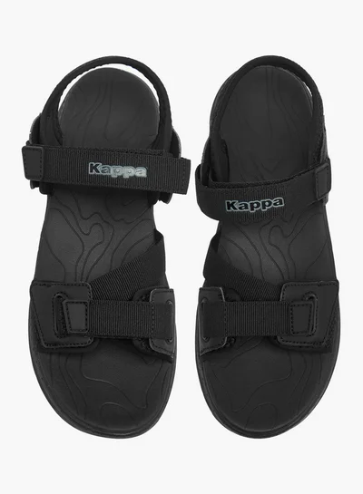 Kappa Women's Logo Detail Sandals with Hook and Loop Closure