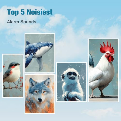 REACHER Extra Loud Alarm Clock for Heavy Sleepers Adults, 5 Extremely Loud Wake Up Sounds, Kids Alarm Clock for Teens, Boys, Bedrooms, LED Digital Display, 7 Color Night Light,Dimmer,Bedside - Image 3