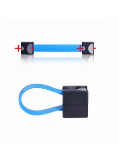 SYOSI Mini Portable Charger, Powered by AA/AAA Battery Smartphone Emergency Charger Compatible with MicroUSB to Lightning and USB-C Adapter Suit for Cell Phone Portable Devices (Red)  - Image 4