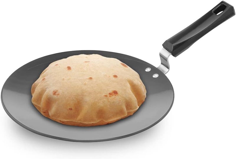 Hawkins Futura 28 cm Hard Anodised Roti Tava - Induction Compatible, Black - Image 1