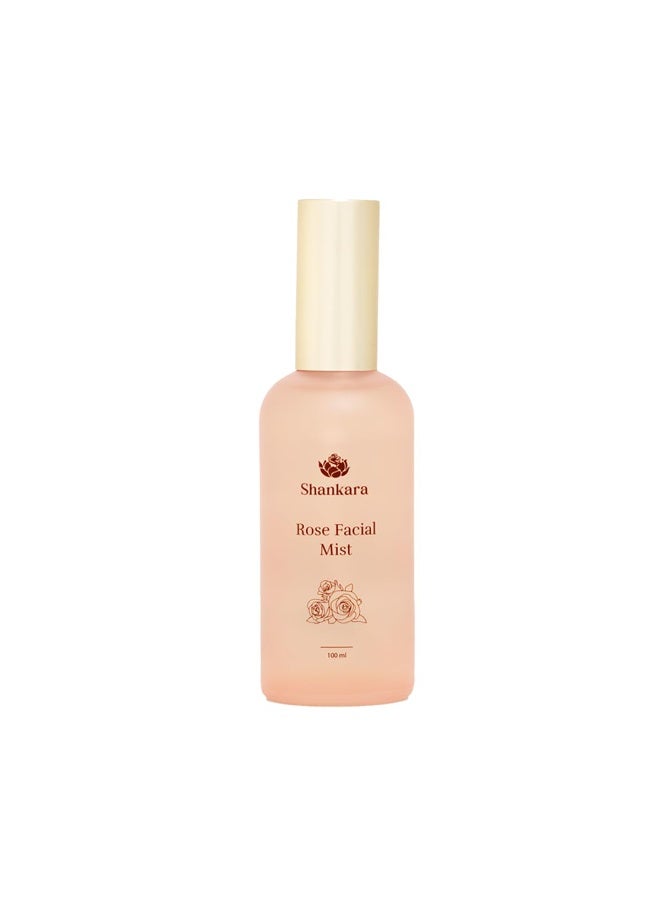 Shankara Rose Facial Mist With The Goodness Of Rose For hydration and cooling - 100 ml - Image 1