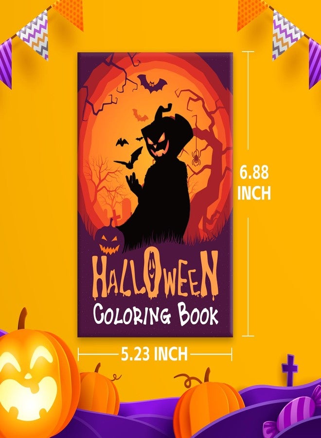 Garma 24 Pack Halloween Coloring Books for Kids Ages 2-4 4-8 8-12, Mini Coloring Books Bulk for Halloween Party Favors Trick or Treat Goodie Bags Fillers Classroom Activity Non Candy Supplies - Image 5