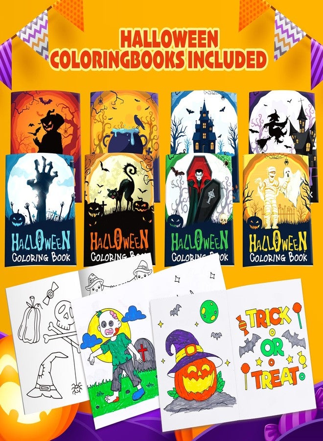 Garma 24 Pack Halloween Coloring Books for Kids Ages 2-4 4-8 8-12, Mini Coloring Books Bulk for Halloween Party Favors Trick or Treat Goodie Bags Fillers Classroom Activity Non Candy Supplies - Image 2
