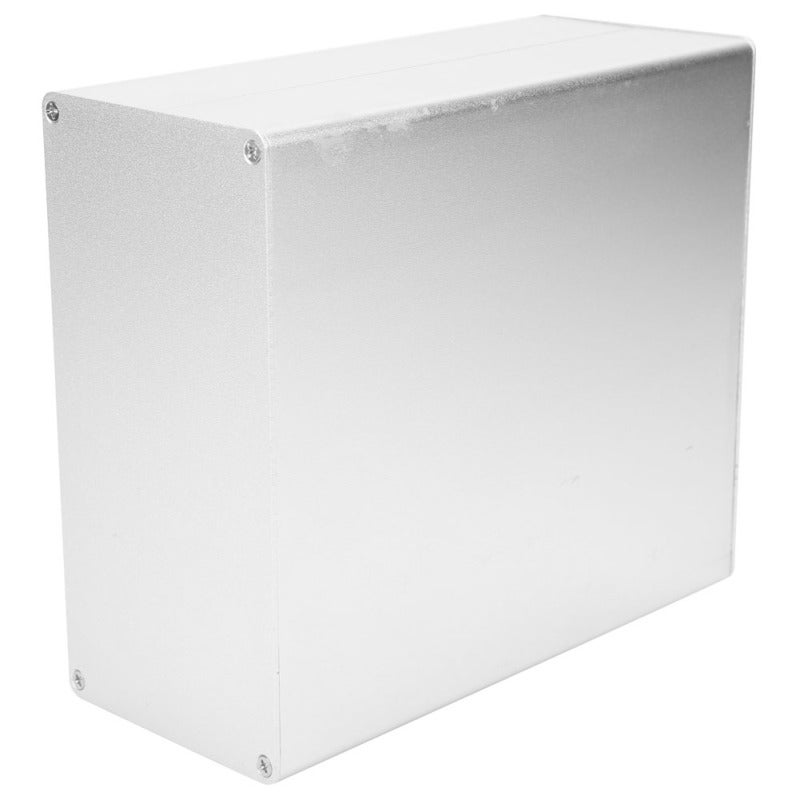 Aluminum Project Box: 100% High-quality Aluminum, Machine Die-casting Integrated Molding - Oxidation Treatment, Heat Dissipation Shielding Performance, Diy Electronic Enclosure for Electronic Pcb Junc - Image 4