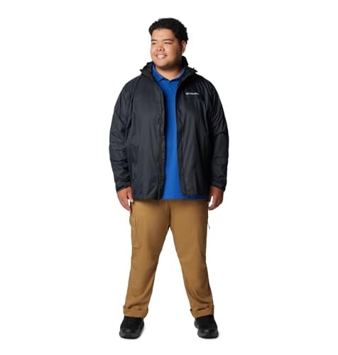Columbia Men's Watertight II Waterproof Rain Jacket, Black, Small - Image 3
