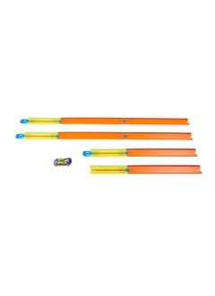 Hot Wheels Track Builder Unlimited Basic Track Pack Starter Set for Add-On Builds with 10 Track Pieces, 9 Connectors & One 1:64 Scale Hot Wheels  Car for Kids Aged 6 Years Old & Up  - Image 3