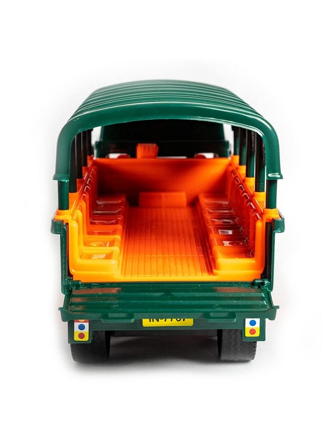 RATNA'S MY FIRST WHEELS Ratna's Army Truck Friction Powered Big Size Plastic Military Toy Vehicle for Kids - Image 3