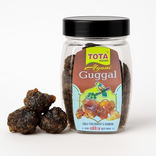 TOTA Premium Afghani Guggal | 100% Natural Resin Gugal/Guggul for Puja Havan Dhoop Dhuni Meditation Air Purification & Ayurvedic Healing | No Artificial Frangrance | 50g - Image 1