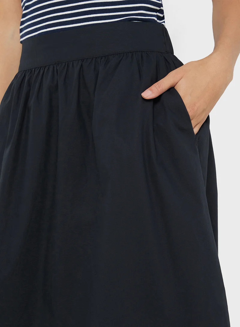 VERO MODA High Waist Midi Skirt