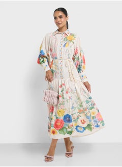 Khizana Floral Print Dress  - Image 4