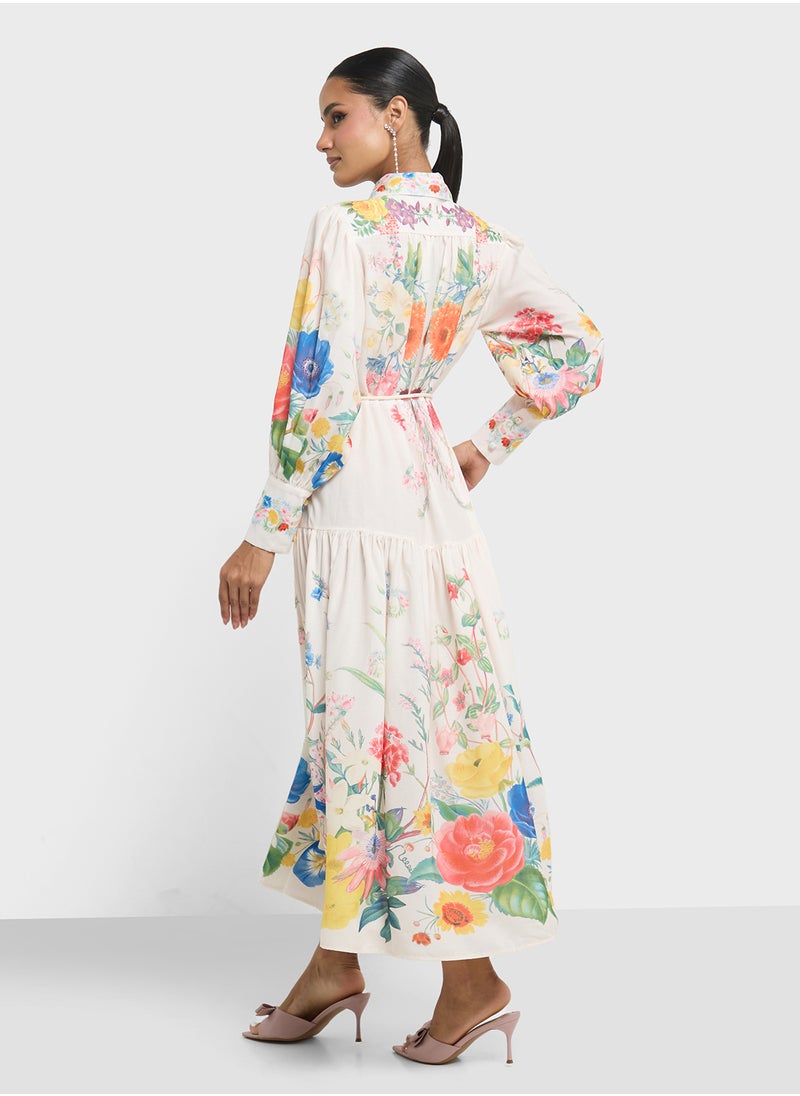 Khizana Floral Print Dress  - Image 2
