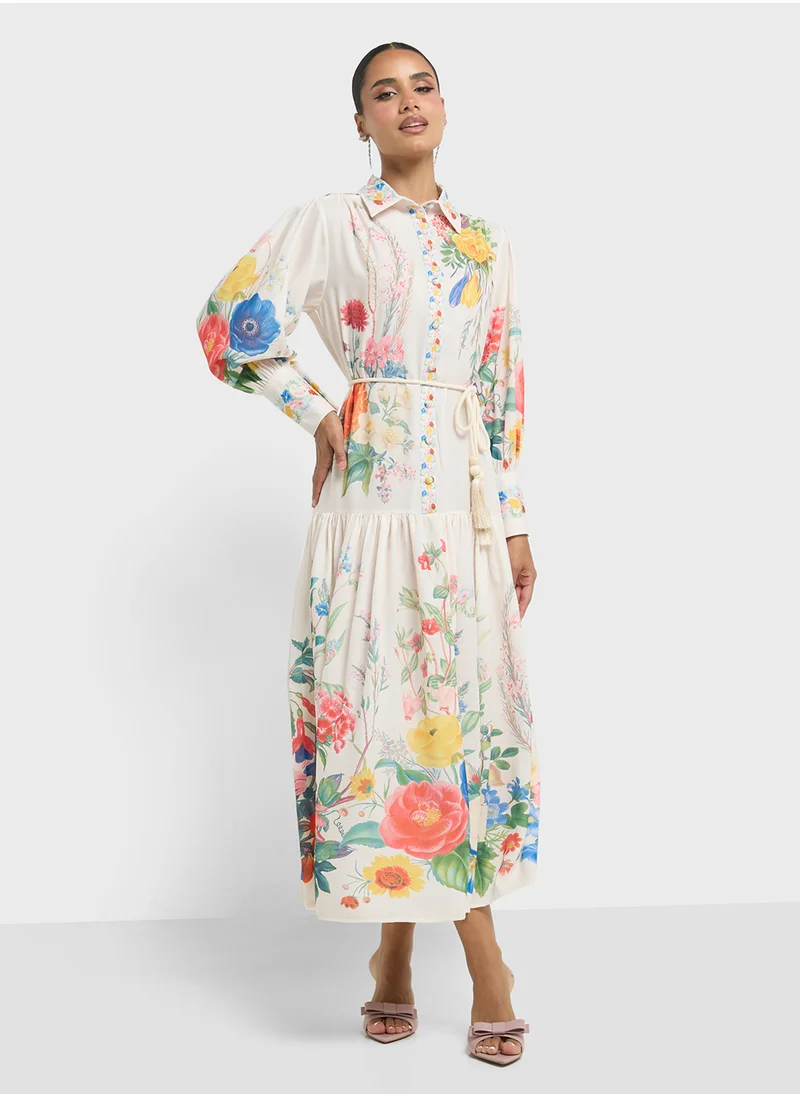 Khizana Floral Print Dress