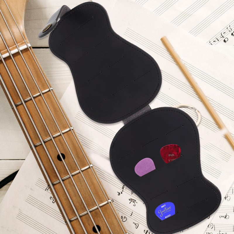 Guitar Pick Holder Guitar Picks Bag 18-slot Guitar Picks Bag Guitar Picks Carrying Bag - Image 4