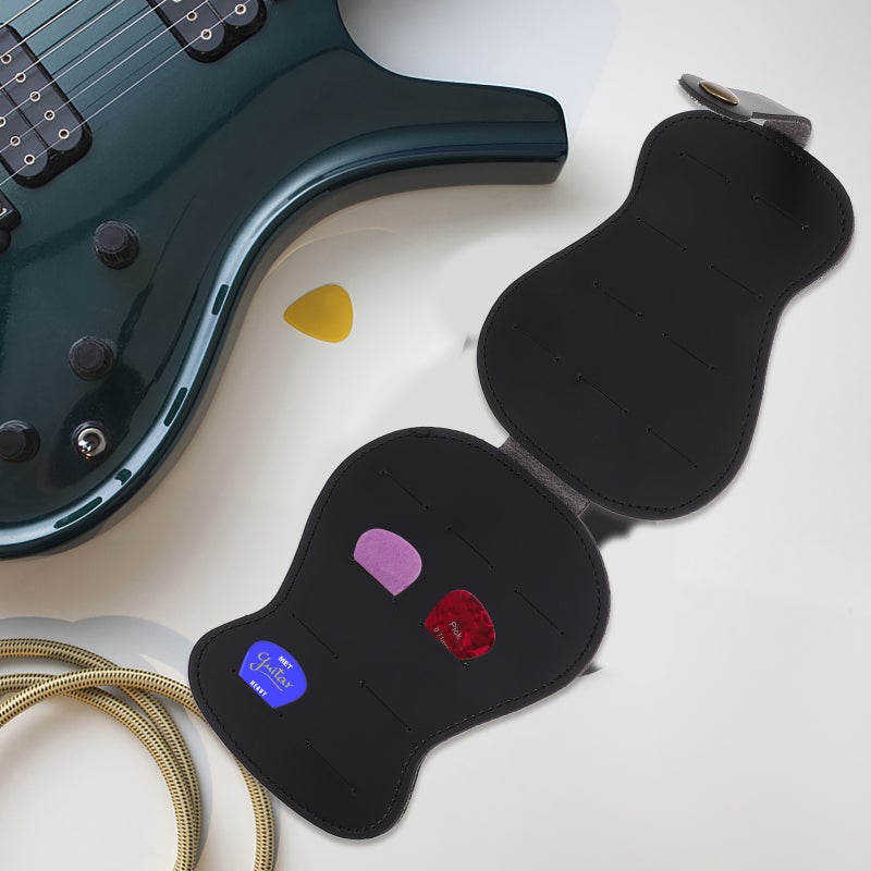 Guitar Pick Holder Guitar Picks Bag 18-slot Guitar Picks Bag Guitar Picks Carrying Bag - Image 5