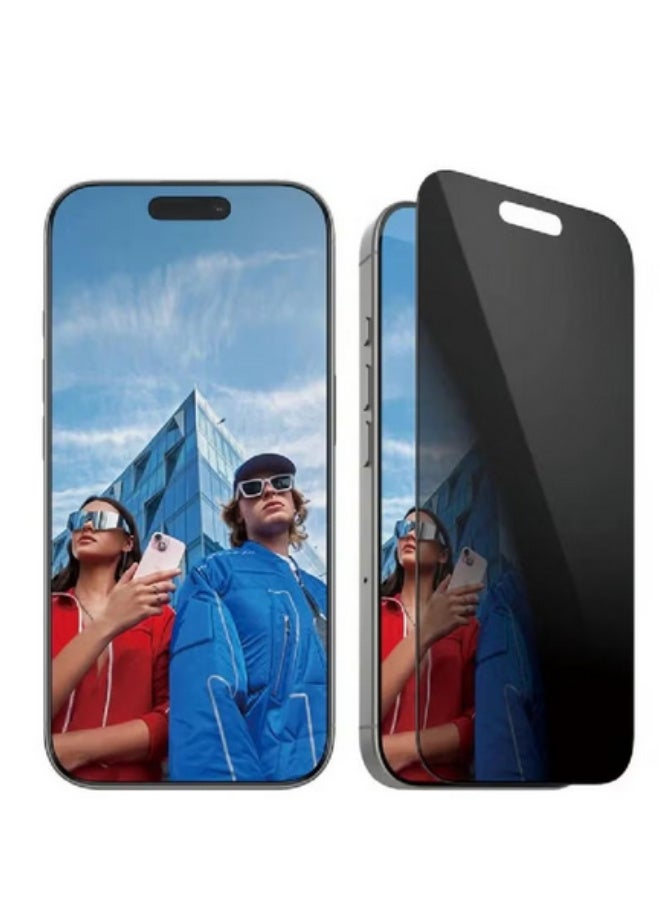 Privacy Screen Protector for iPhone 16 pro max, Support Face ID, Easy to Install, Anti-Spy, Privacy Protection, Anti-Fingerprint, Bubble-Free, Screen Protector Made of Tempered Glass - Image 4