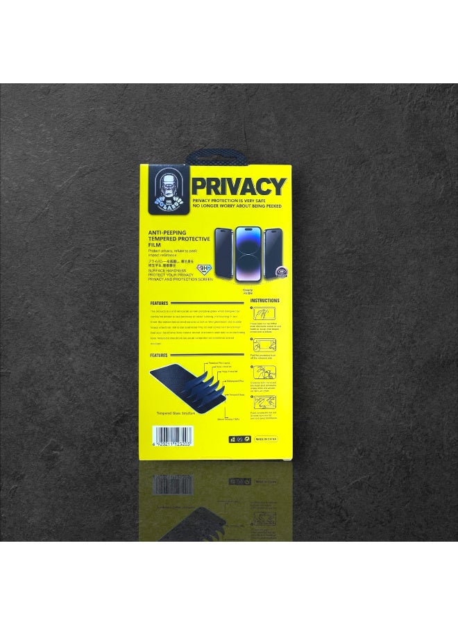 Privacy Screen Protector for iPhone 16 pro max, Support Face ID, Easy to Install, Anti-Spy, Privacy Protection, Anti-Fingerprint, Bubble-Free, Screen Protector Made of Tempered Glass - Image 5