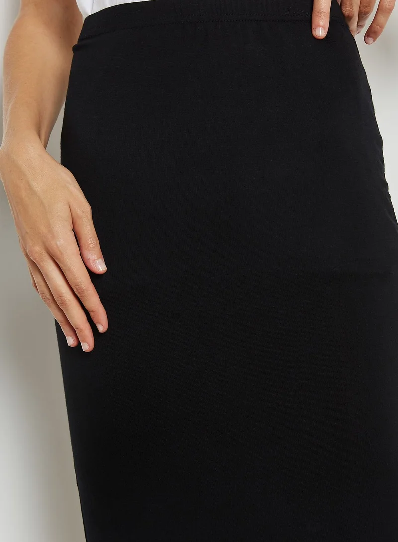 Missguided Jersey Midi Skirt