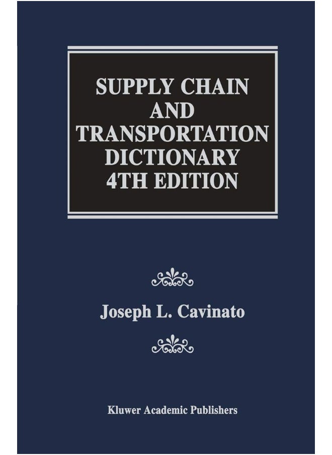 Supply Chain and Transportation Dictionary 