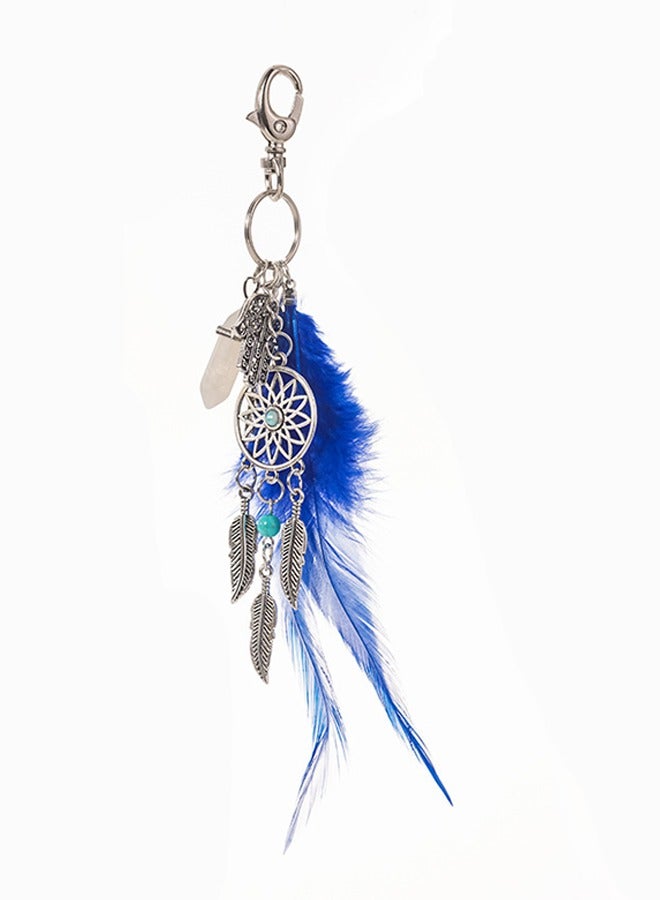 Unique Keychain - Dreamcatcher Keychain - Tassel Feather Pendant Keychain - Gifts - Image 1