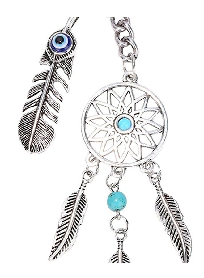 Unique Keychain - Dreamcatcher Keychain - Tassel Feather Pendant Keychain - Gifts - Image 3