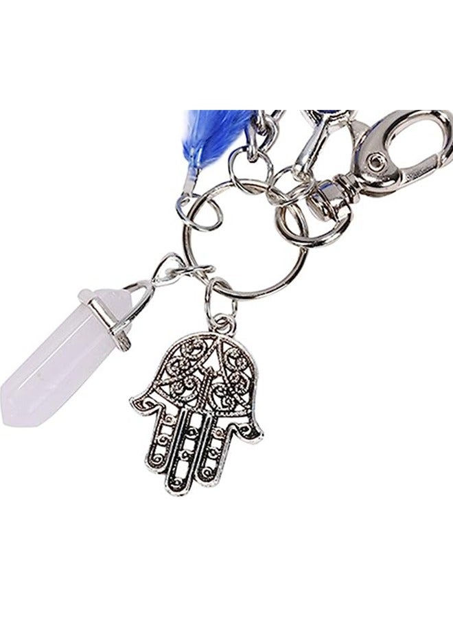 Unique Keychain - Dreamcatcher Keychain - Tassel Feather Pendant Keychain - Gifts - Image 4