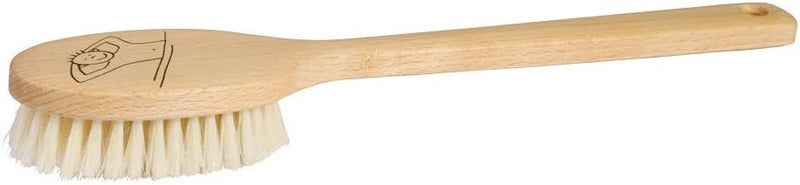 Redecker Natural Pig Bristle Childrens Bath Brush with Waxed Beechwood Handle 100 Made in Germany 1138Inches