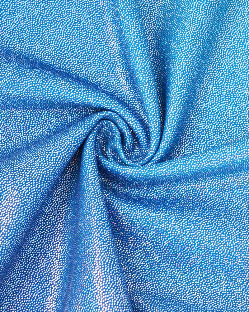 Gogokids Gymnastics Leotards for Girls Sparkly Rhinestone Dance Unitards Biketards with Shorts Activewear, A-blue star, 9-10 Years - Image 3