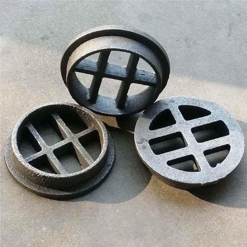 Cast Iron Round Floor Drain 11 Cm/4 In Anti-Blocking Black Drainage Grate - Heavy-Duty Outdoor Drain Cover for Balconies, Rooftops, Gardens - Image 4