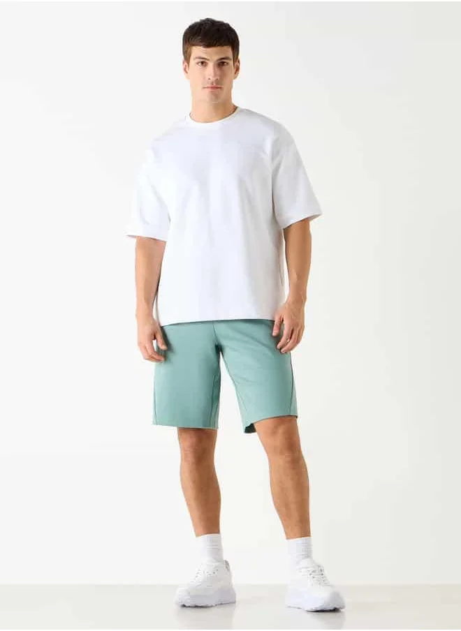 ADOT by Splash Drawstring Closure Shorts with Pockets